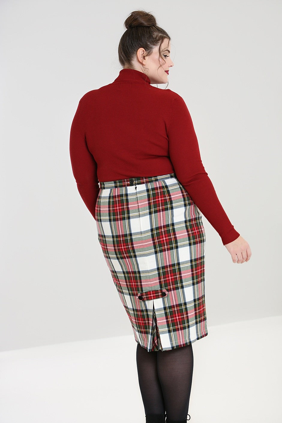 Hell_Bunny_JODIE_Vintage_TARTAN_50s_Pencil_Skirt_BLEISTIFTROCK_Plus_Size_Creme-2