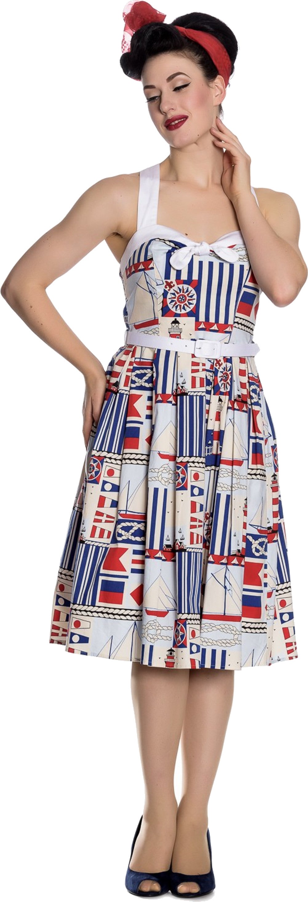 Hell_Bunny_LIGHTHOUSE_Vintage_50s_SAILOR_Schiffe_SHIPS_Swing_Dress_KLEID