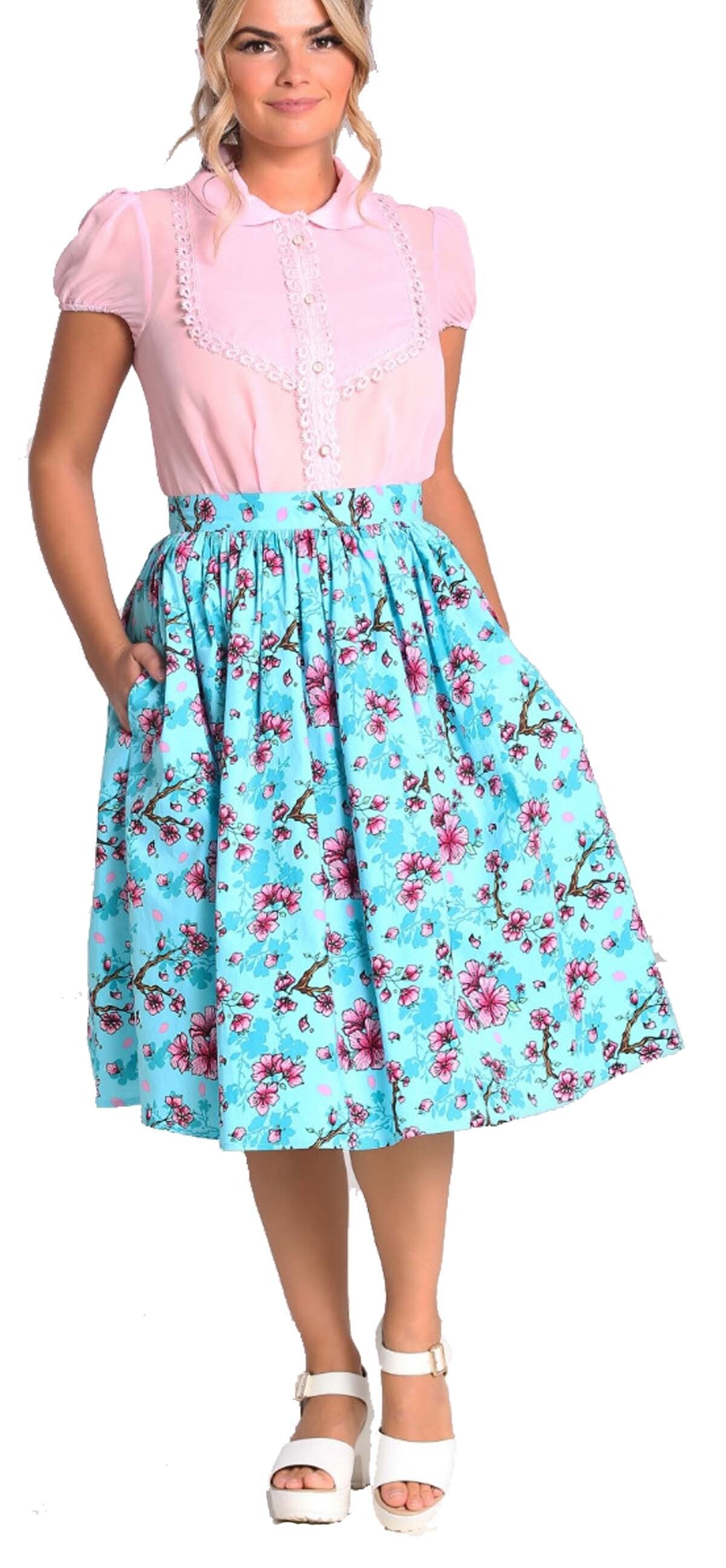 Hell_Bunny_LOUELLA_BLOSSOM_Asia_Blten_Floral_Vintage_SWING_SKIRT_Rock_Himmelblau-1