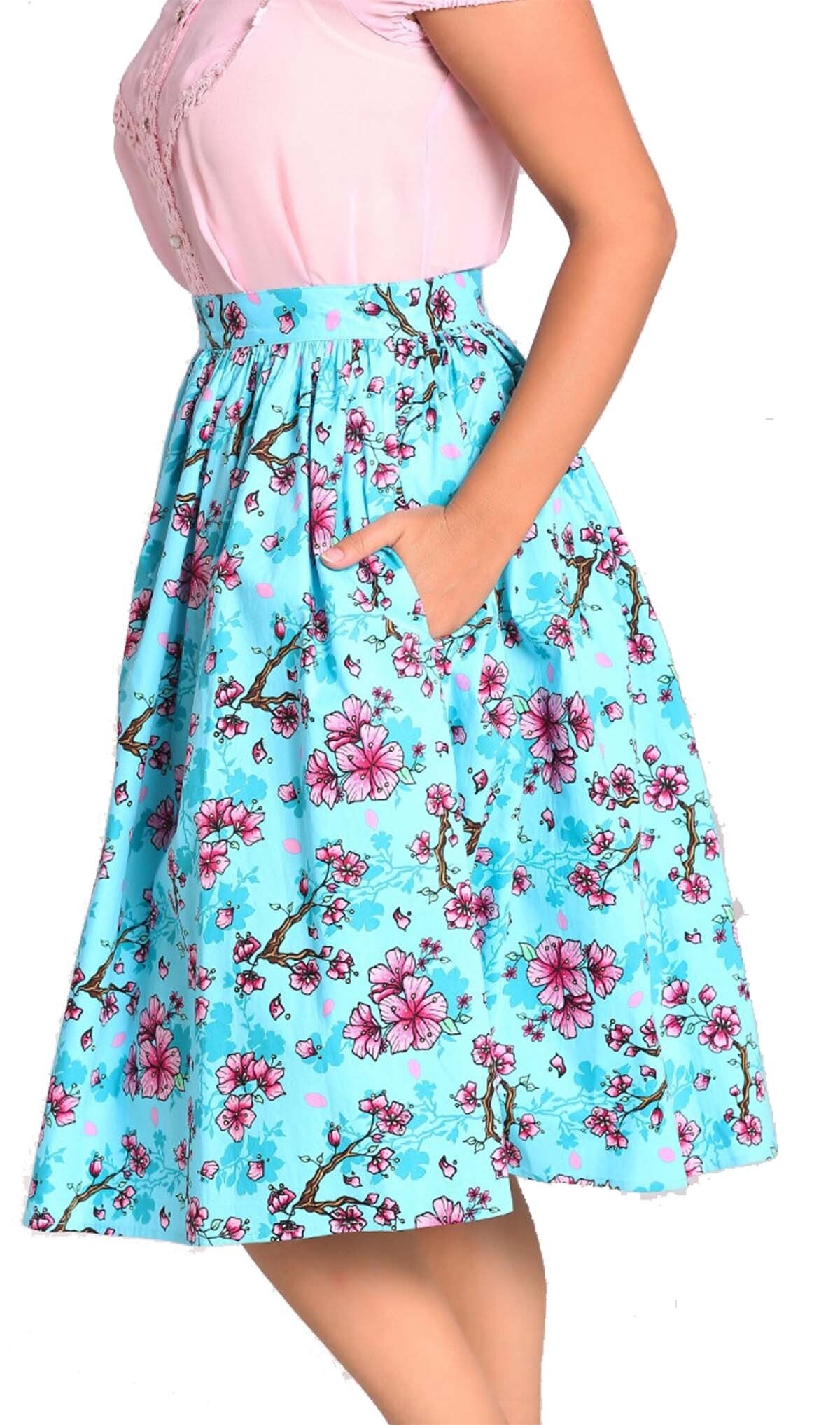 Hell_Bunny_LOUELLA_BLOSSOM_Asia_Blten_Floral_Vintage_SWING_SKIRT_Rock_Himmelblau-6
