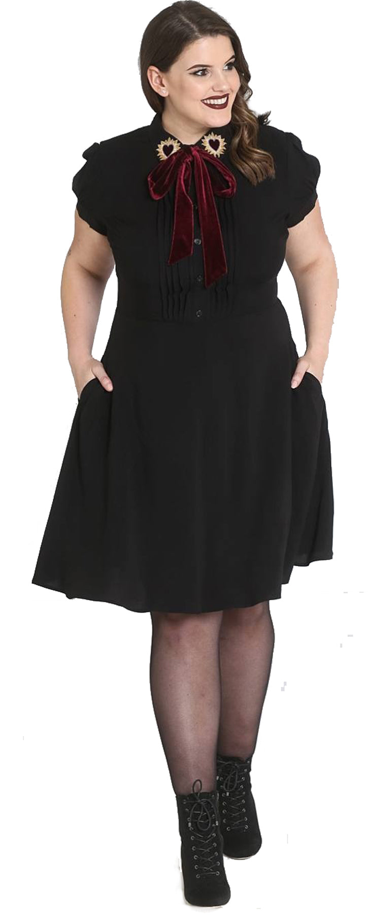 Hell_Bunny_MADONNA_Heart_Herzchen_Kurzarm_Vintage_DRESS_Kleid_-_Plus_Size_killer_kirsche_1