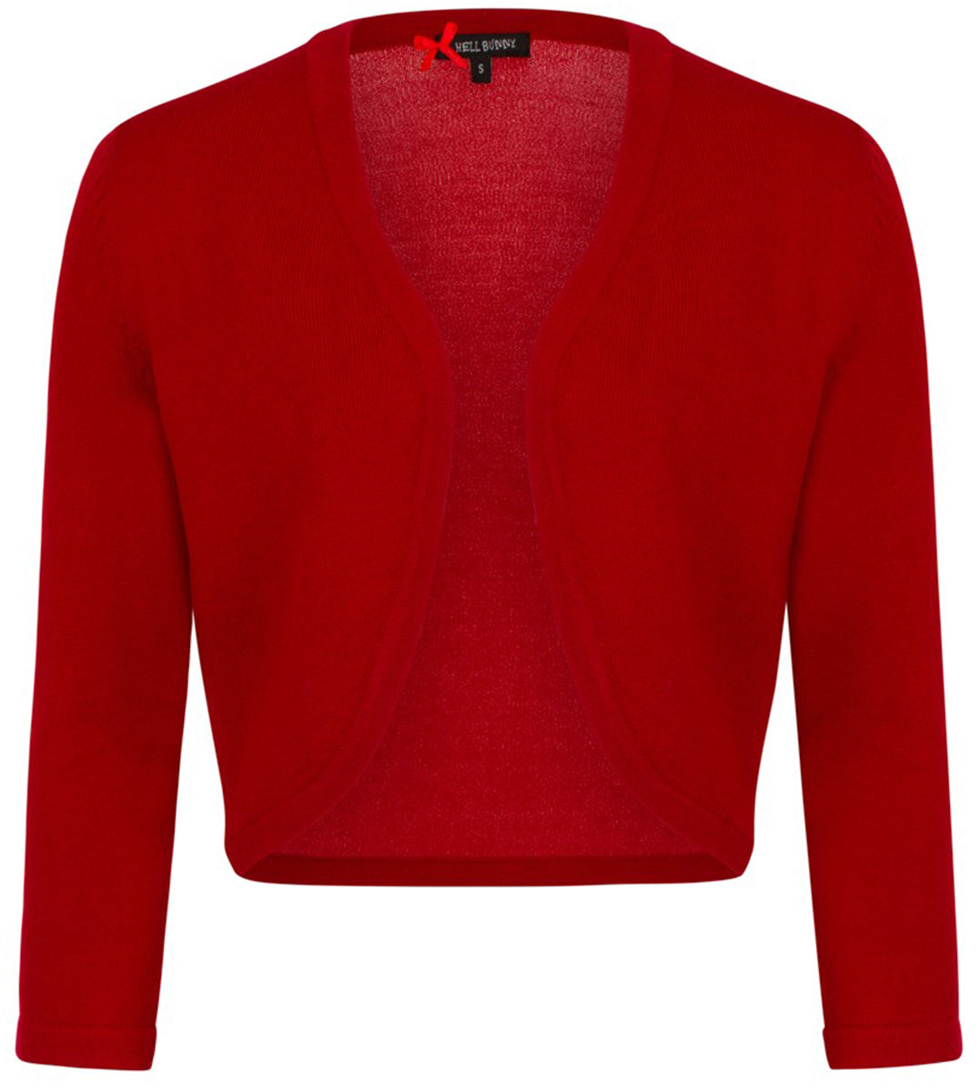 Hell_Bunny_MAGGIE_Vintage_KNITTED_Feinstrick_3_4_Arm_BOLERO_Jacke_-_Rot-3