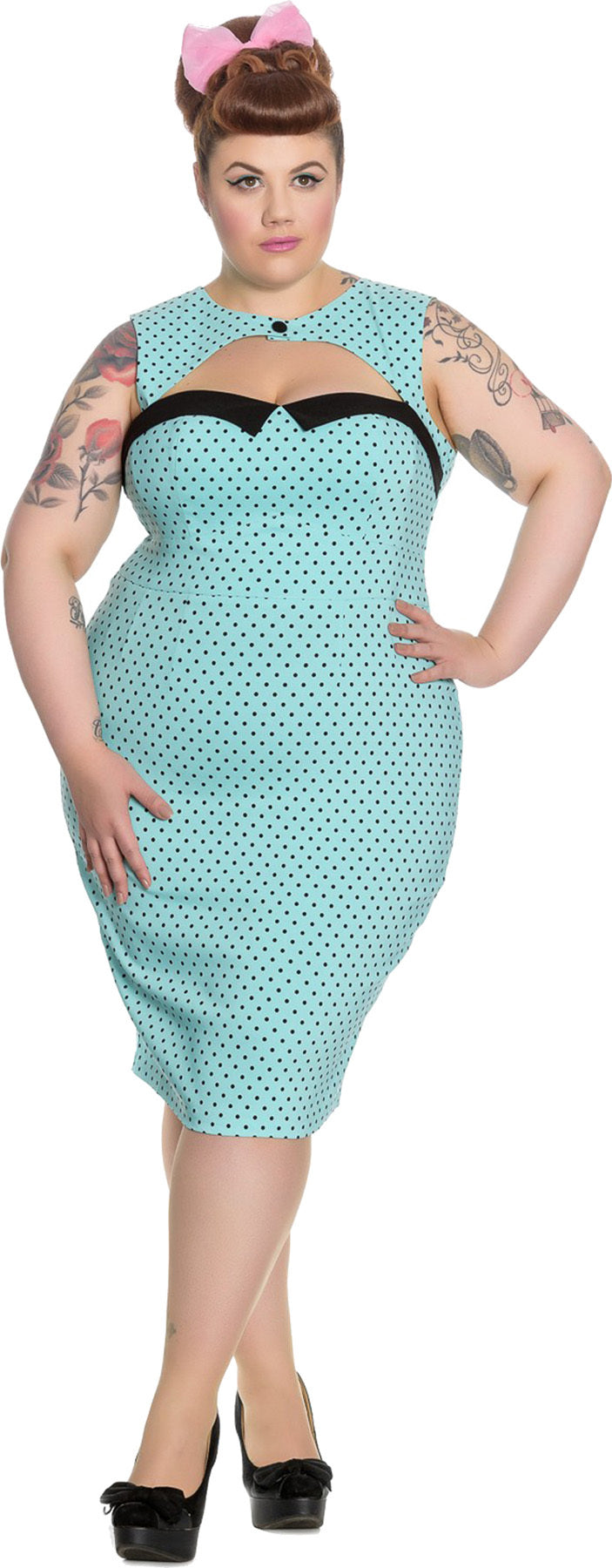 Hell_Bunny_MILEY_Polka_Dots_Punkte_Peephole_Pencil_DRESS_Kleid_Plus_Size_-_Tuerkis_killer_kirschehkMFm63vcCYGj