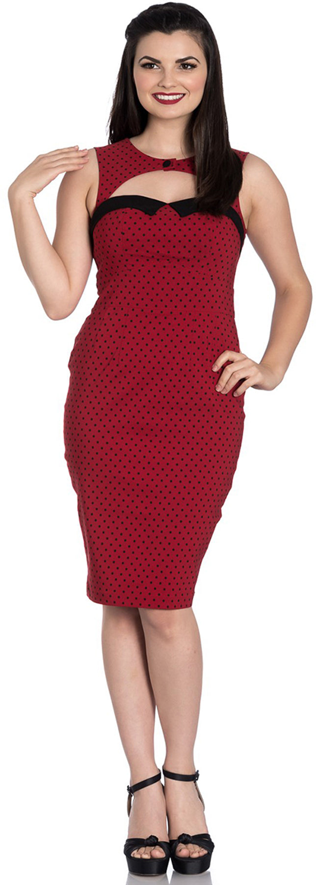 Hell_Bunny_MILEY_Polka_Dots_Punkte_Vintage_Peephole_Pencil_DRESS_Kleid_-_Rot_killer_kirscheHRODAu7nHqzOw