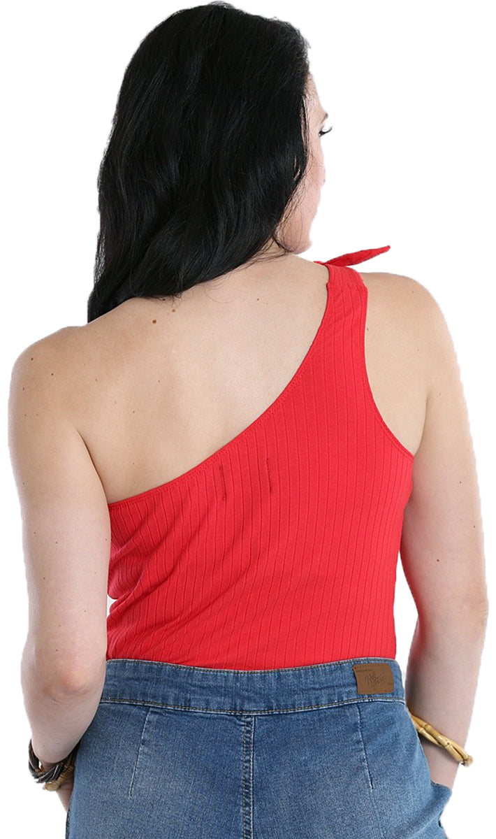 Hell_Bunny_MOLOKAI_Retro_Ribbed_Plain_ONE_SHOULDER_Top_OBERTEIL_Rot-3