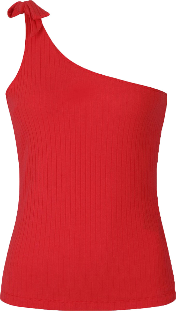 Hell_Bunny_MOLOKAI_Retro_Ribbed_Plain_ONE_SHOULDER_Top_OBERTEIL_Rot-4