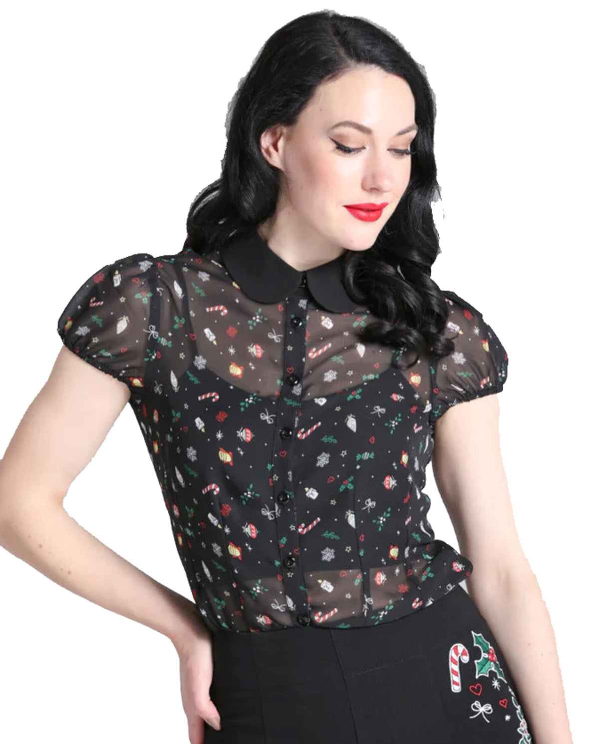 Hell_Bunny_NATALIE_FESTIVE__Vintage_Chiffon_Bubikragen_Christmas_Oberteil__BLUSE-1