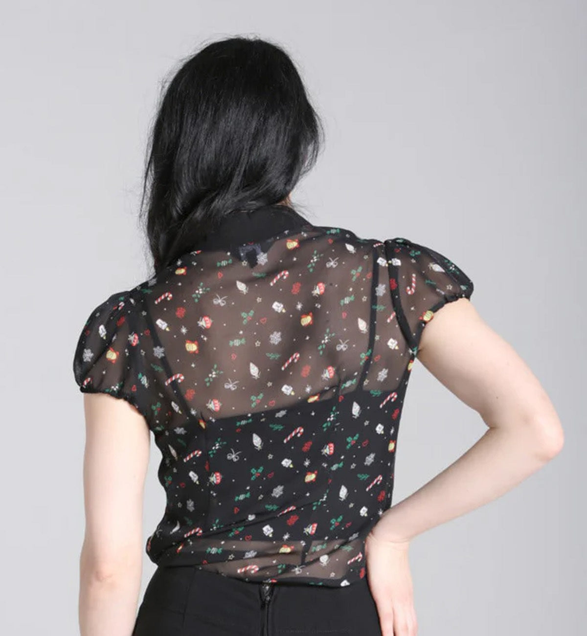 Hell_Bunny_NATALIE_FESTIVE__Vintage_Chiffon_Bubikragen_Christmas_Oberteil__BLUSE-2