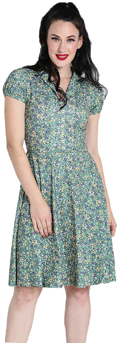 Hell_Bunny_NICOLE_Vintage_FLORAL_Blumen_Kurzarm_50s_SWING_DRESS_Kleid1
