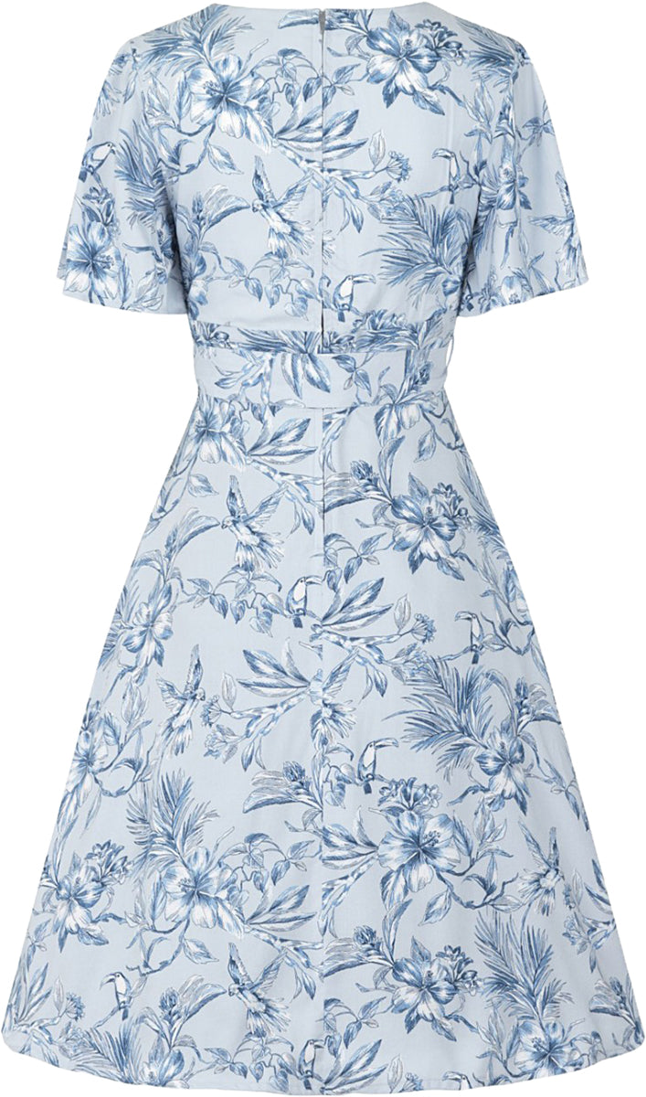 Hell_Bunny_SAMBA_Vintage_PARROT_Tukan_Hibiskus_V-Neck_SWING_KLEID_Dress-5