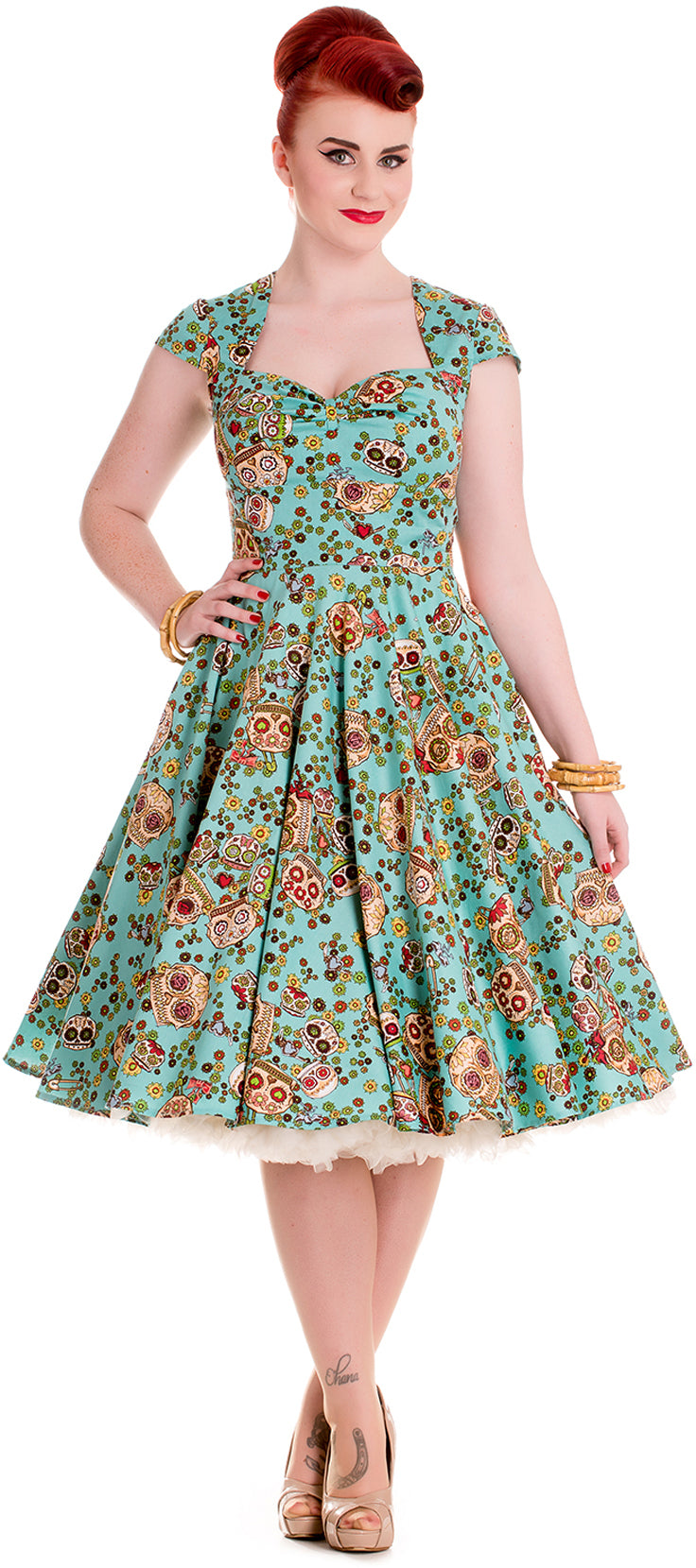 Hell_Bunny_SASHA_Sugar_Skulls_Flower_Pin_Up_Swing_Kleid_DRESS