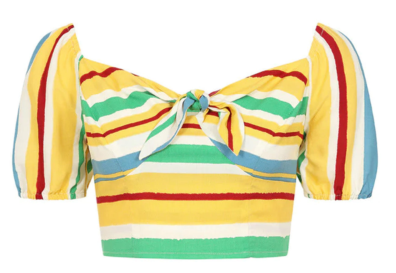 Hell_Bunny_SOLANGE_CROP_Vintage_Striped_Streifen_Knot_TOP_Bluse-7