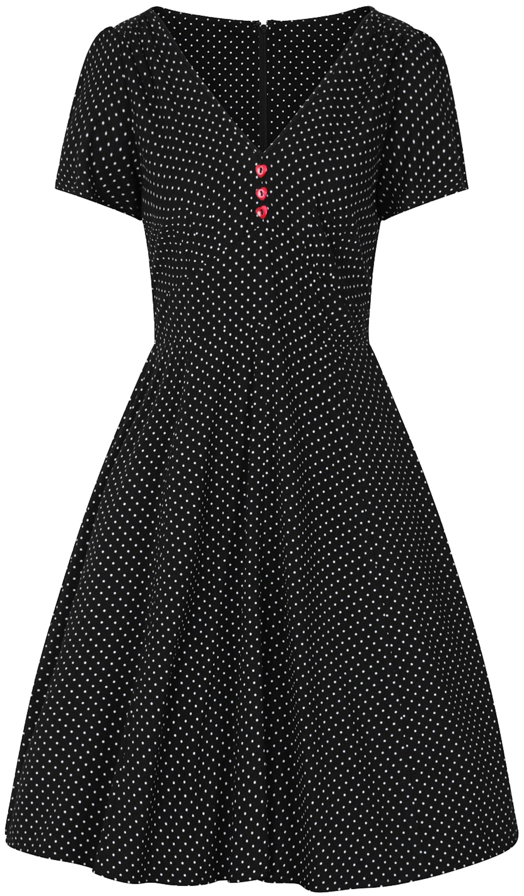 Hell_Bunny_SOPHIA_Vintage_POLKA_DOTS_Punkte_Kurzarm_SWING_DRESS_Kleid_killer_kirsche_2