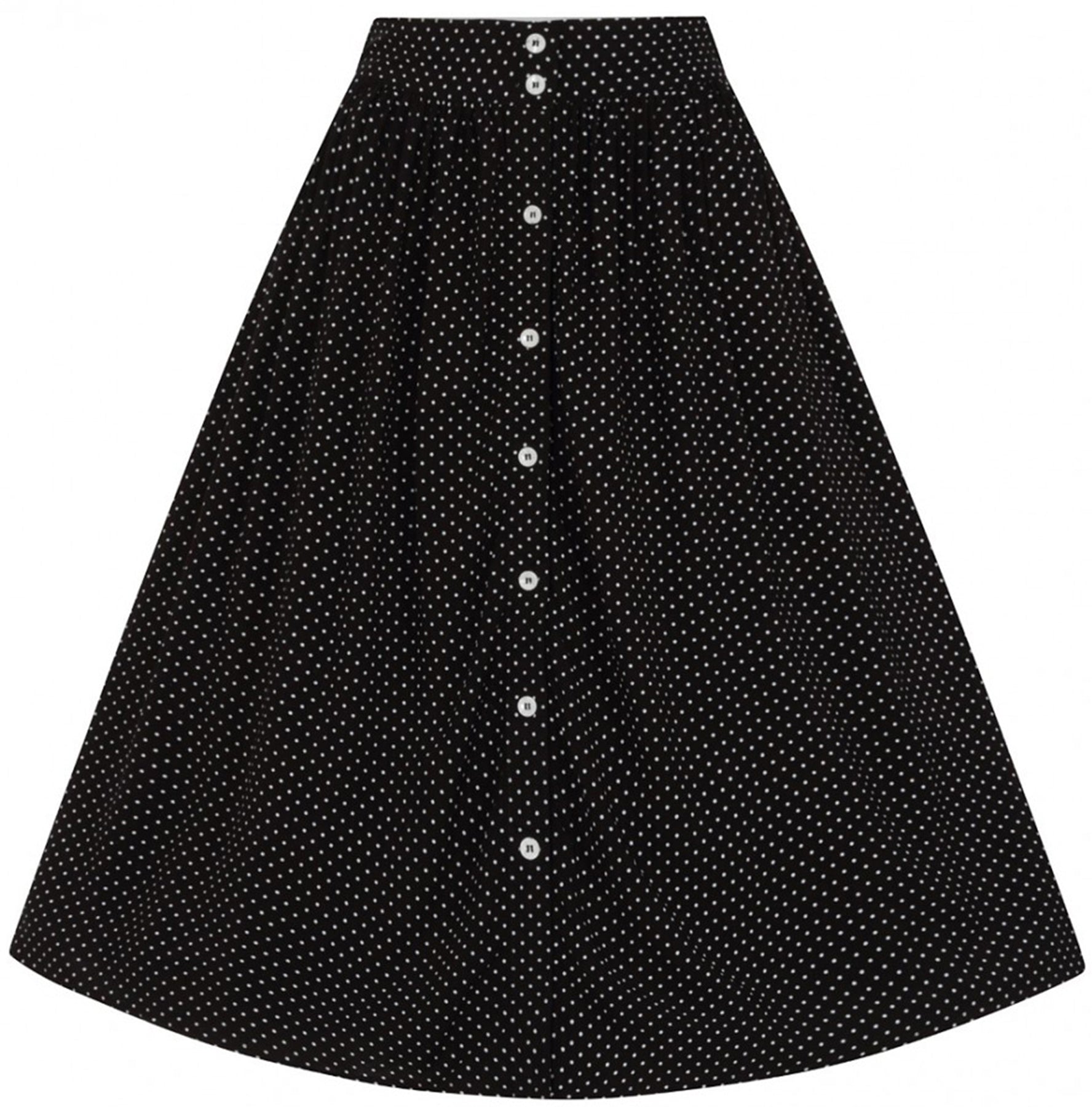 Hell_Bunny_SOPHIA_Vintage_POLKA_DOT_Punkte_50s_Buttoned_A-Linie_Skirt_ROCK_killer_kirsche