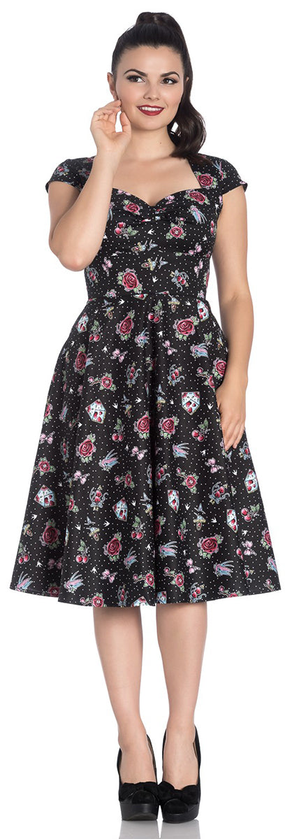 Hell_Bunny_STEVIE_Oldschool_TATTOO_Polka_Dots_SWING_DRESS_Kleid-1