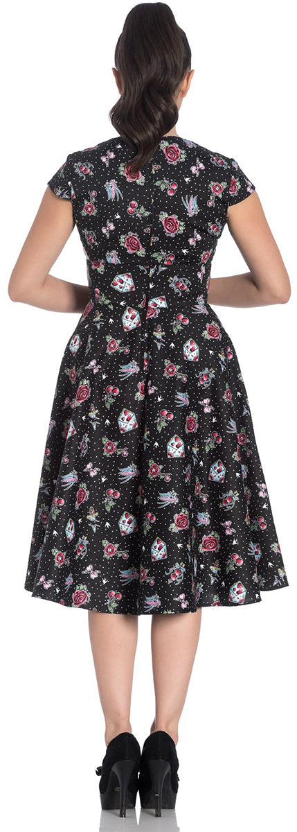 Hell_Bunny_STEVIE_Oldschool_TATTOO_Polka_Dots_SWING_DRESS_Kleid-2