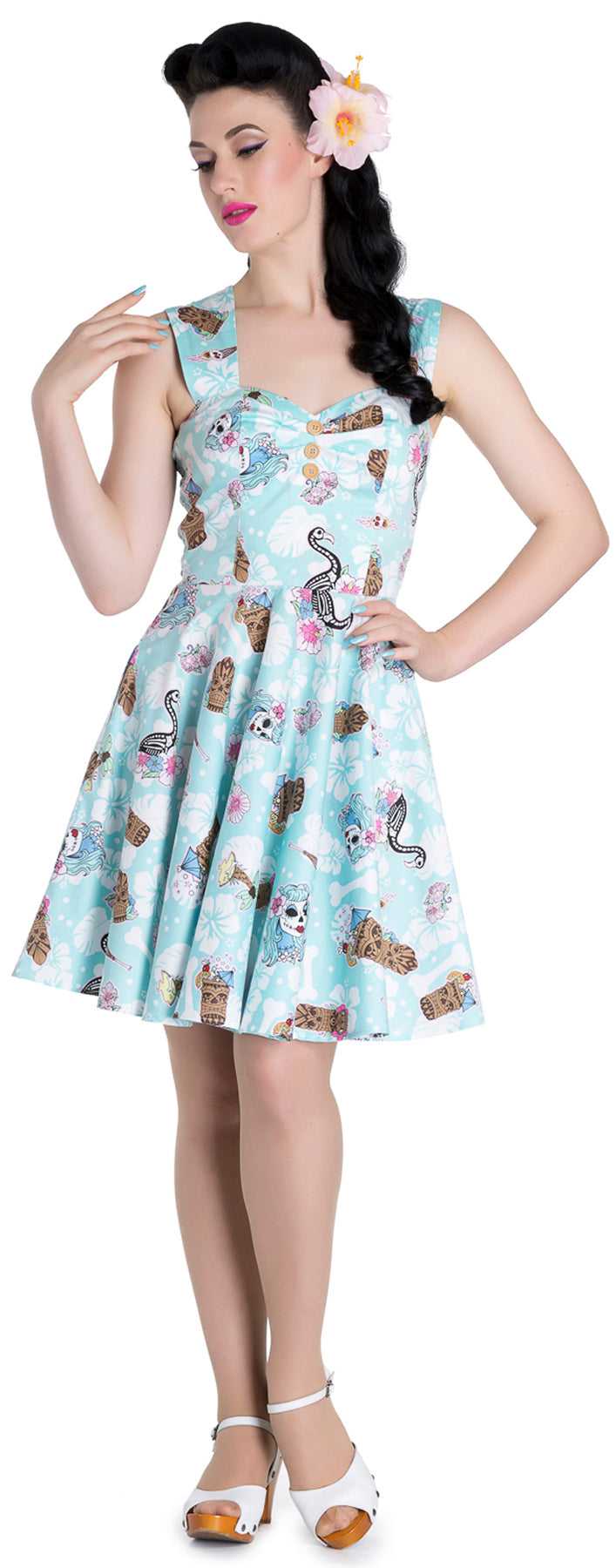 Hell_Bunny_SUKI_Flamingo_Bones_TIKI_Palm_Traeger_Hibiscus_Dress_KLEID_killer_kirschefoA9pXhVsUGK2