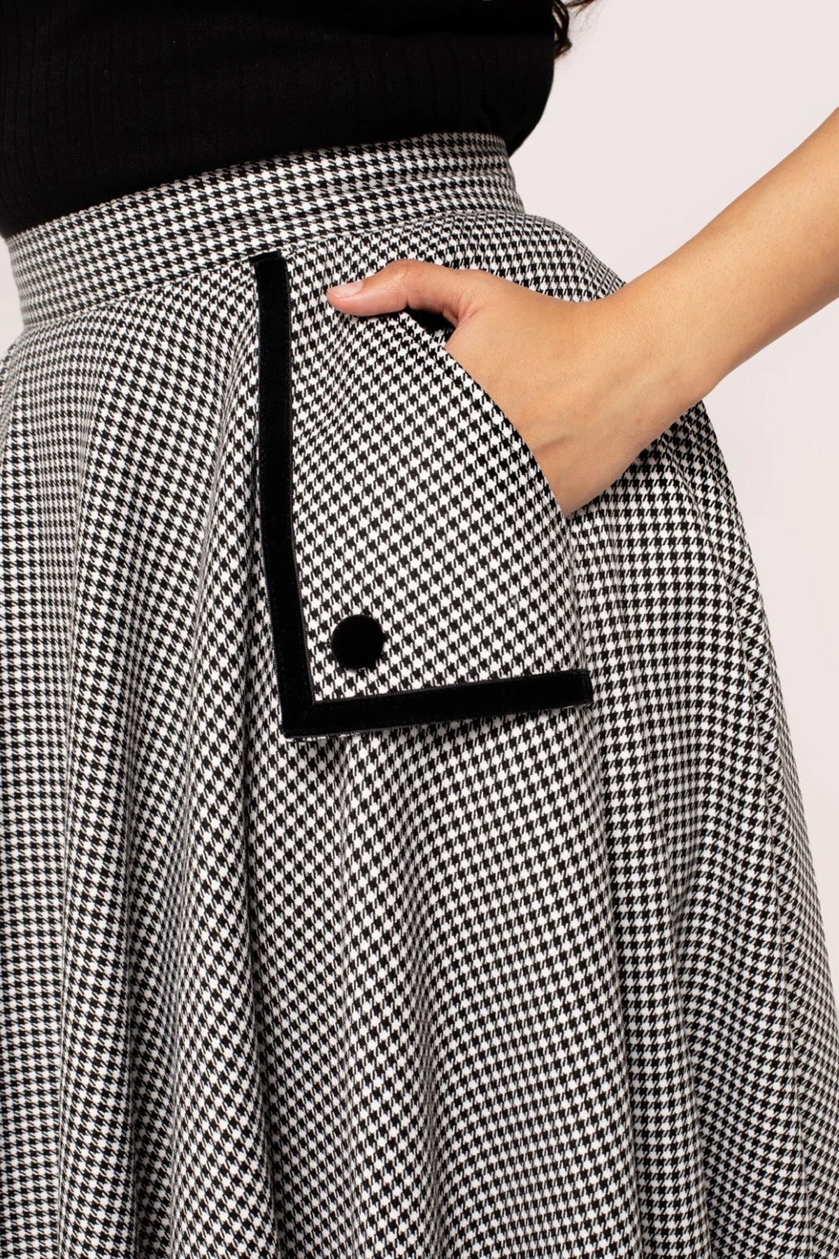 Hell_Bunny_TEDDY_HOUNDSTOOTH_50s_Pepita_Vichy_Karo_Vintage_TELLERROCK_Swing_Skirt-3