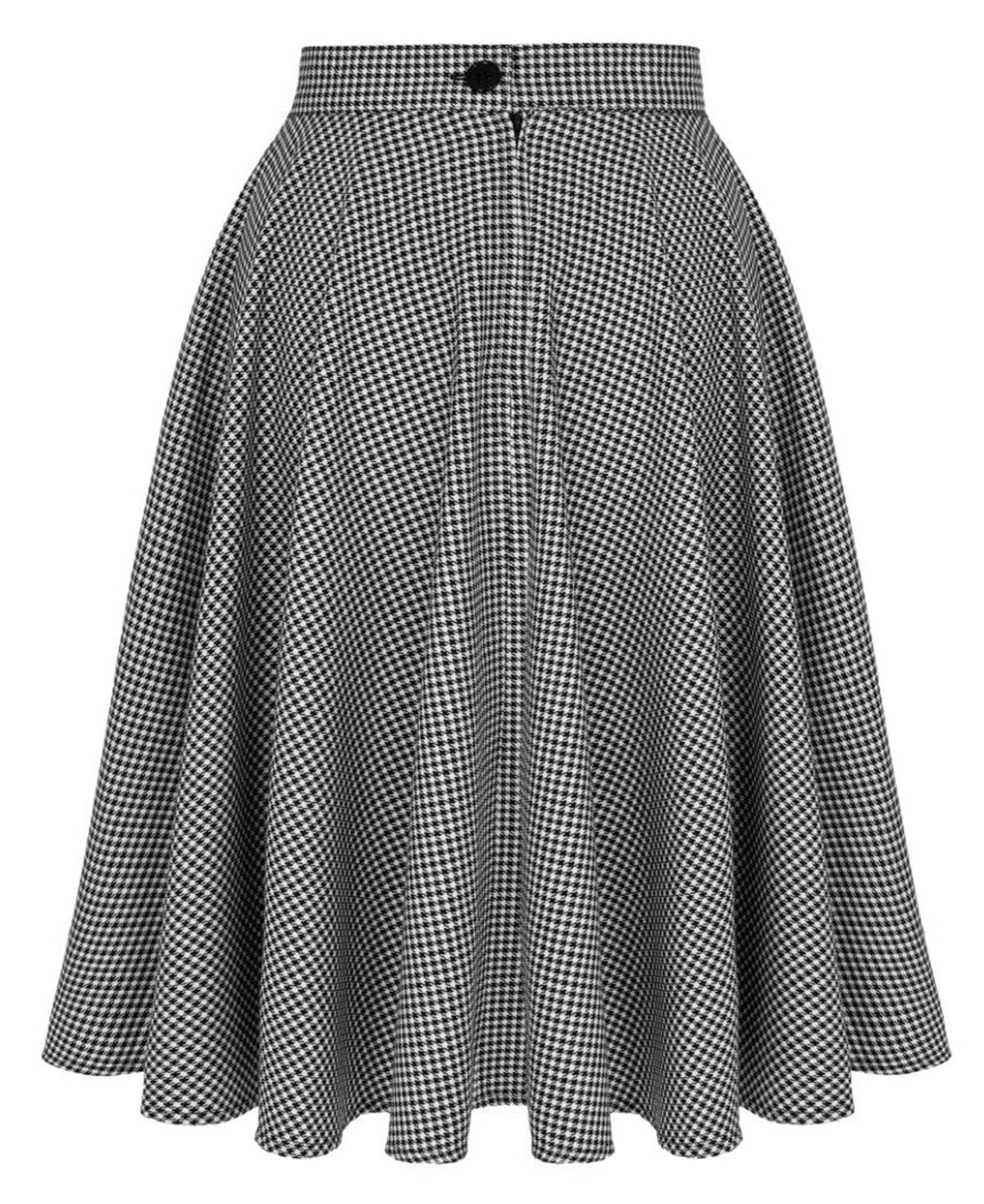 Hell_Bunny_TEDDY_HOUNDSTOOTH_50s_Pepita_Vichy_Karo_Vintage_TELLERROCK_Swing_Skirt-6