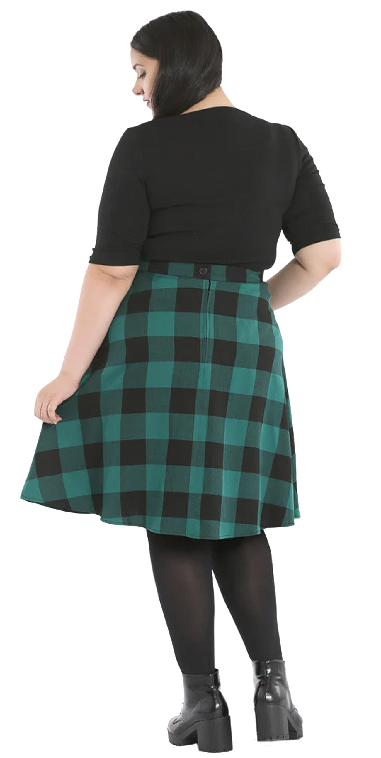 Hell_Bunny_TEEN_SPIRIT_Vintage_Tartan_High_Waist_Pockets_Karo_A-Linie_Skirt__ROCK__GruenSchwarz-1