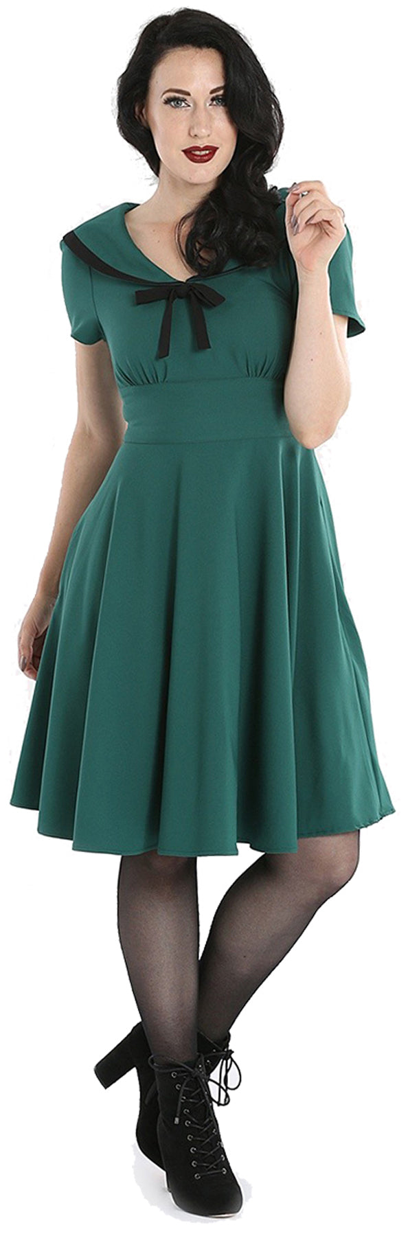 Hell_Bunny_THEA_Vintage_COLLAR_Schleifen_BOW_Sailor_SWING_Dress_Kleid_killer_kirschemrRBtVeTD27SE