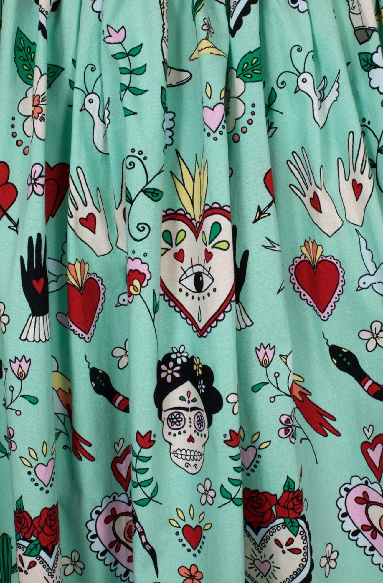 Hell_Bunny_TIJUANA_MEXICO_Oldschool_Flash_Cactus_Vintage_SWING_SKIRT_Rock_-_Mint-1