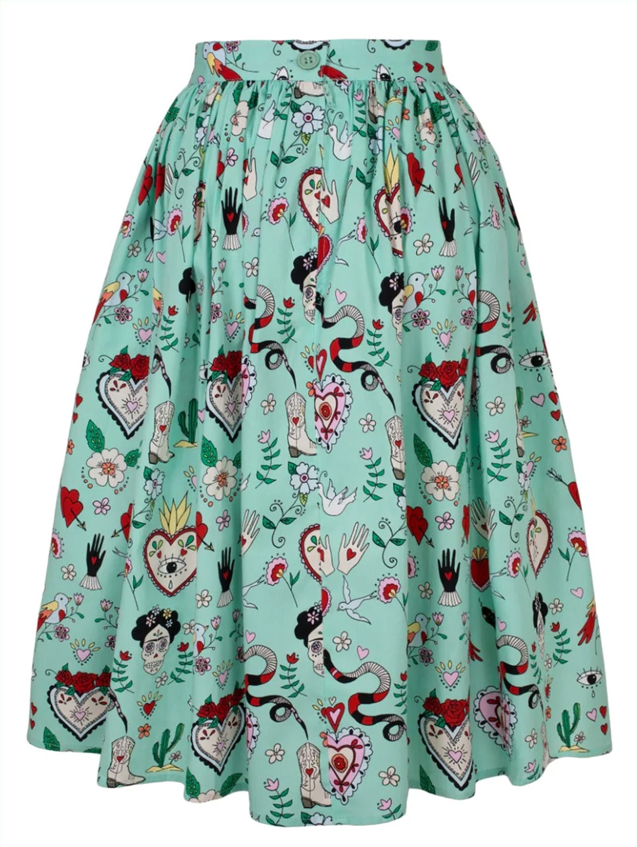 Hell_Bunny_TIJUANA_MEXICO_Oldschool_Flash_Cactus_Vintage_SWING_SKIRT_Rock_-_Mint-6