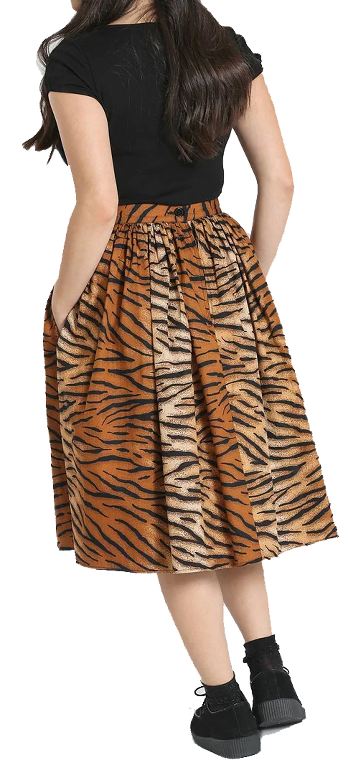 Hell_Bunny_TORA_TIGER_Oldschool_50s_Print_Vintage_SWING_SKIRT_Rock_-2