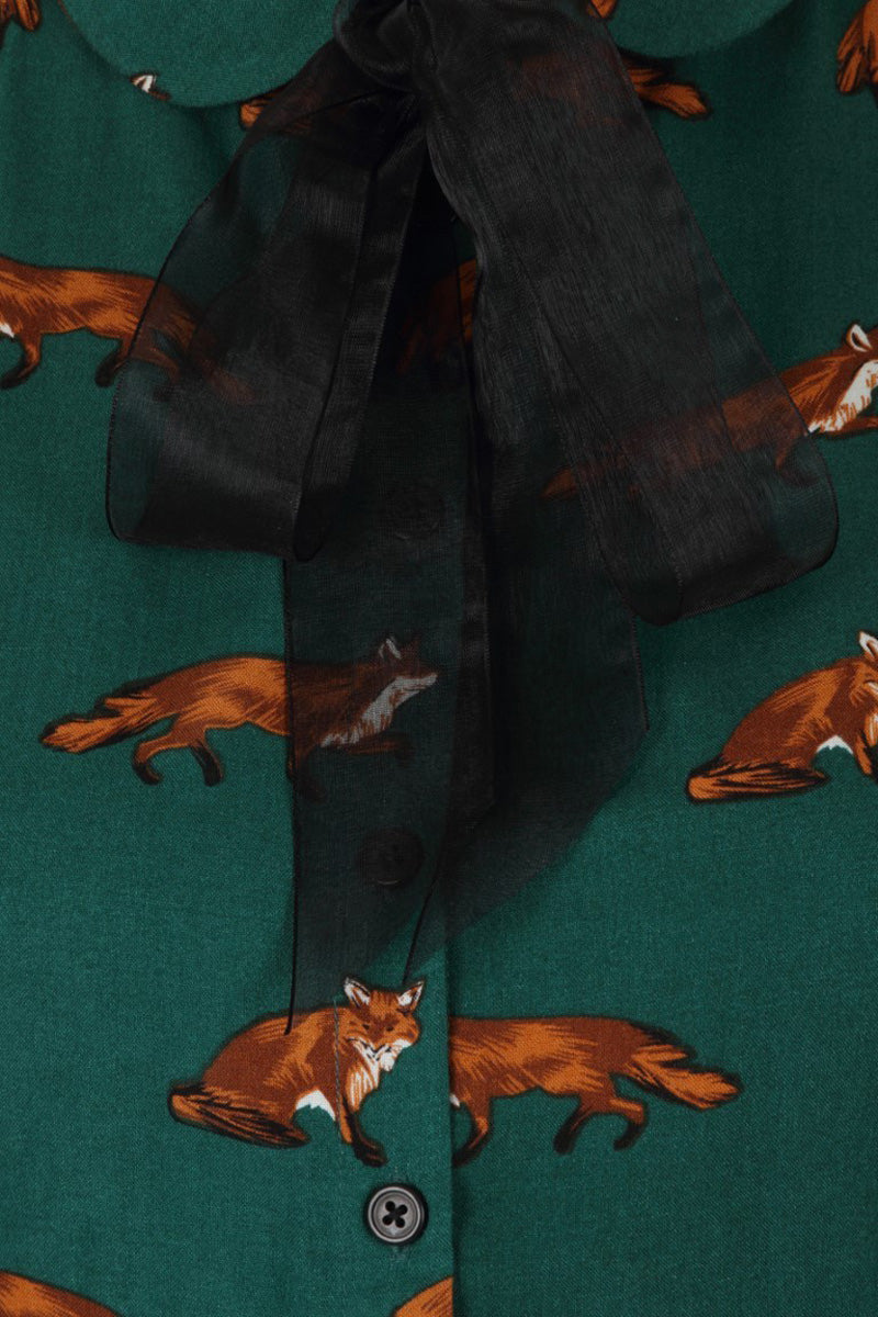 Hell_Bunny_VIXEY_Retro_FOX_Fuechse_BOW_Peter_Pan_Kurzarm_BLUSE_Blouse_Gruen_killer_kirsche_5