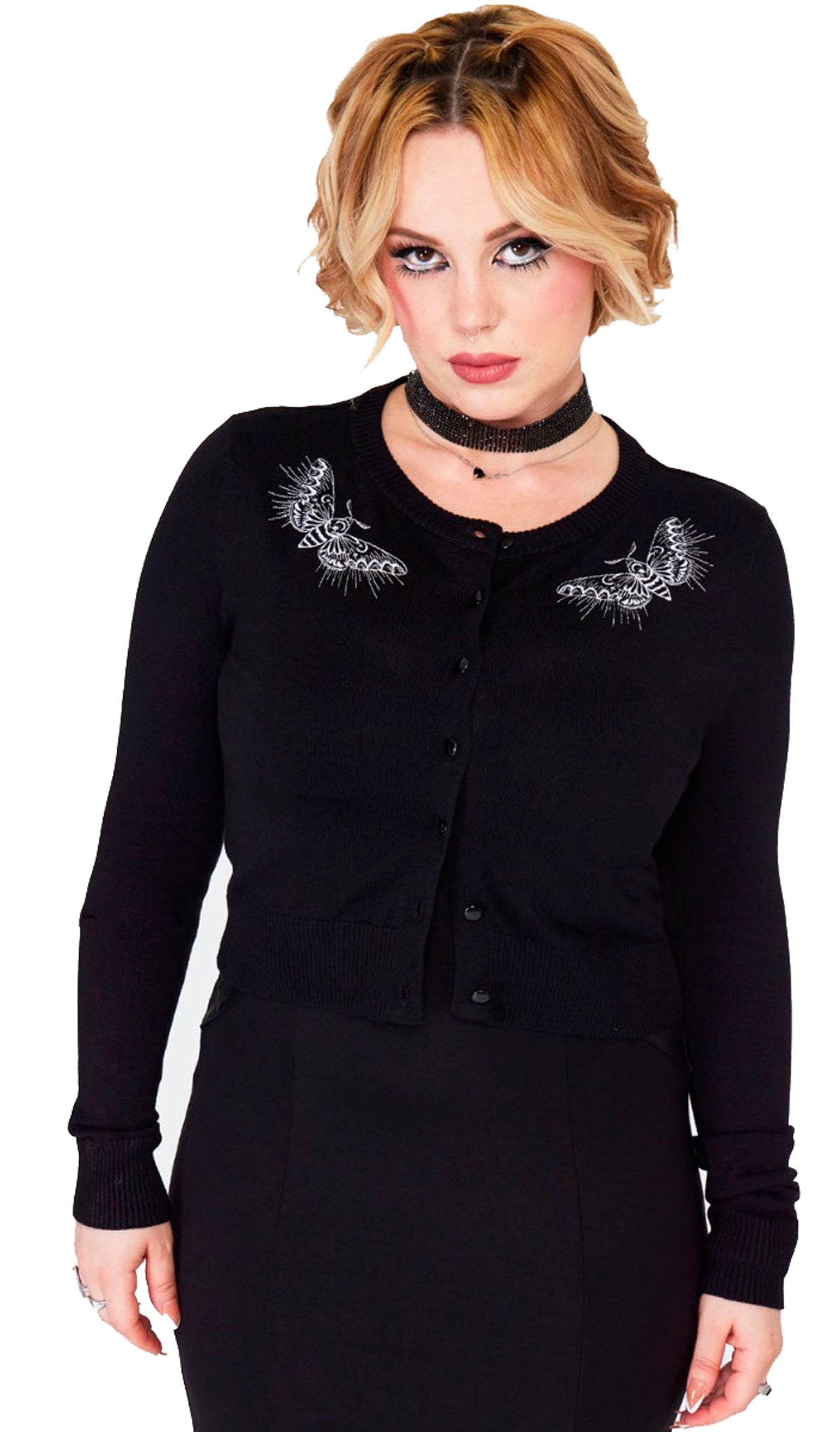 Jawbreaker_NIGHT_MOTH_Motte_Gothic_Round_Neck_CARDIGAN_Strickjacke_-_Schwarz-1