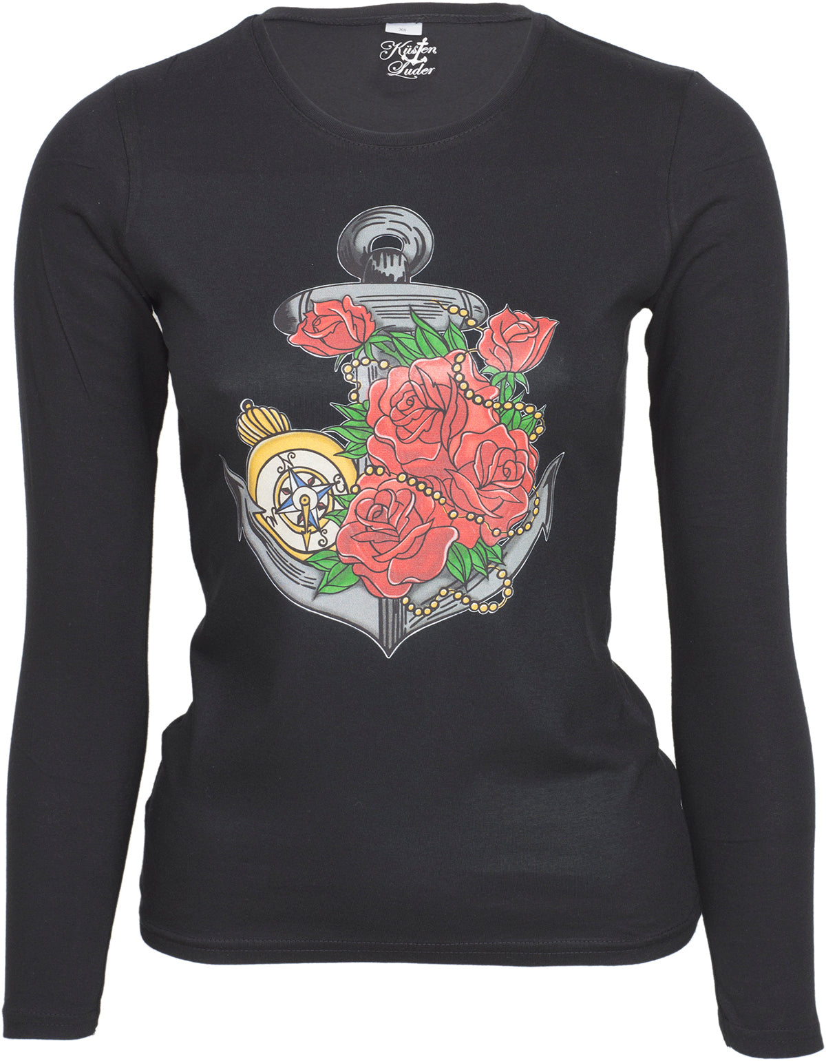KM239_-_Kuestenluder_MY_ANCHOR_Anker_Rosen_Sailor_Motiv_LANGARM_Shirt
