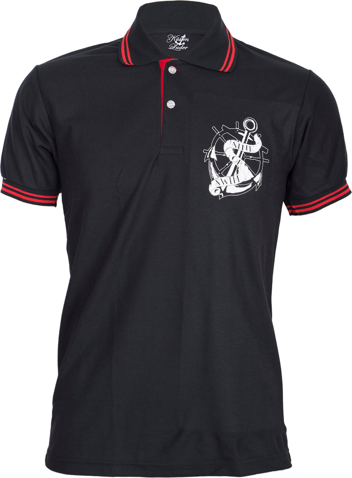KM291_-_Sailor_SINK_OR_SWIM_Anchor_Oldschool_Tipped_Men_POLO_SHIRTnKTNR8L9ulgQI