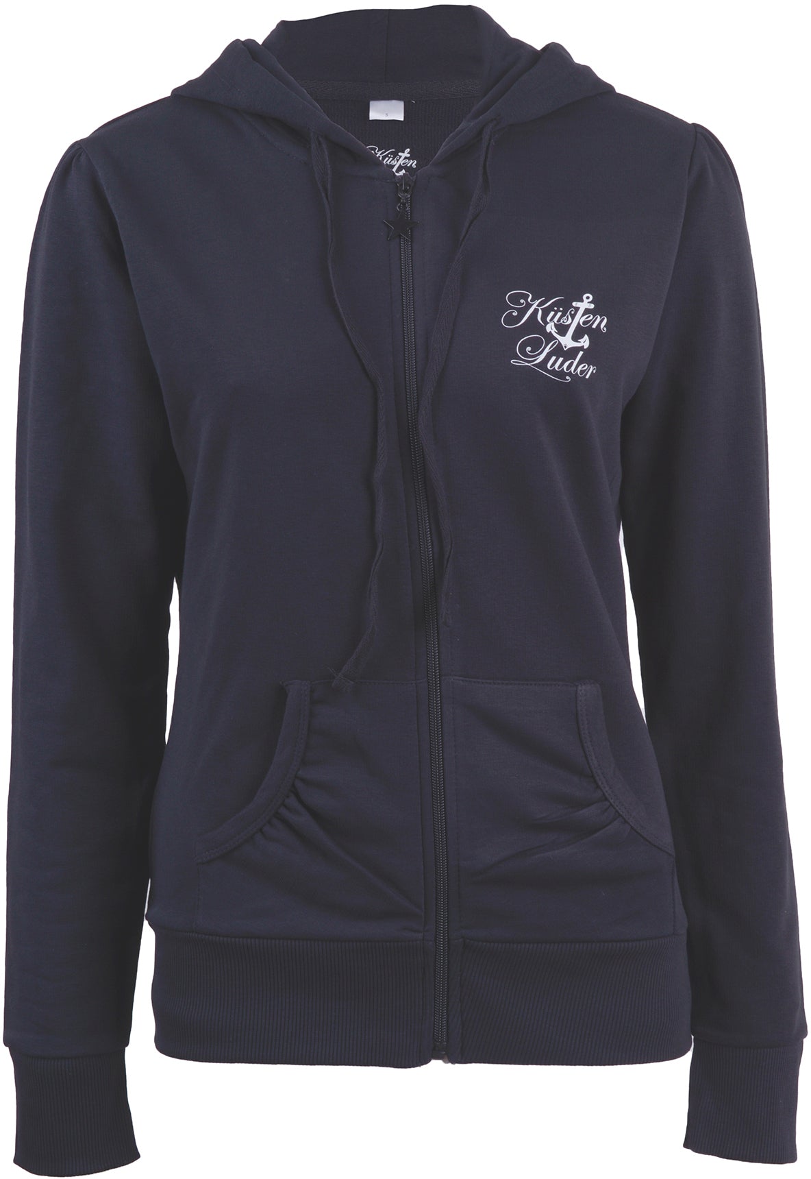KO085_-_JUNGE_komm_bald_wieder-_HOODED_Zip_Sweat_JACKE_-_Schwarz5e96d4eb265b7