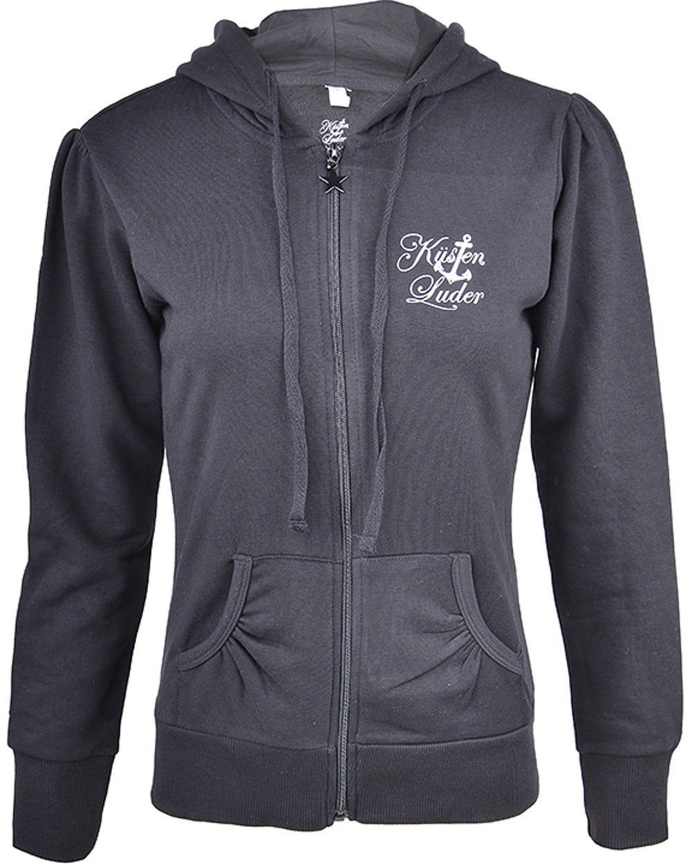 KO130_-_Kuestenluder_LOGO_Hooded_Zip_Sweat_JACKE_-_Schwarz5e6a076b5688c