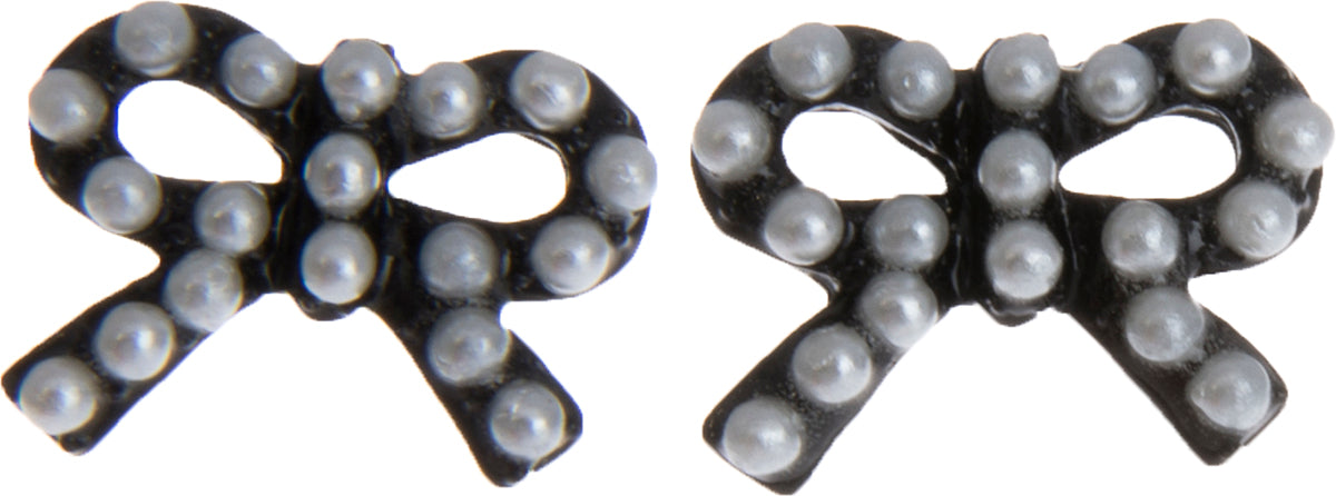 Killer_Kirsche_BLACK_BOW_Vintage_PERLEN_Pearls_Retro_OHRSTECKER-1