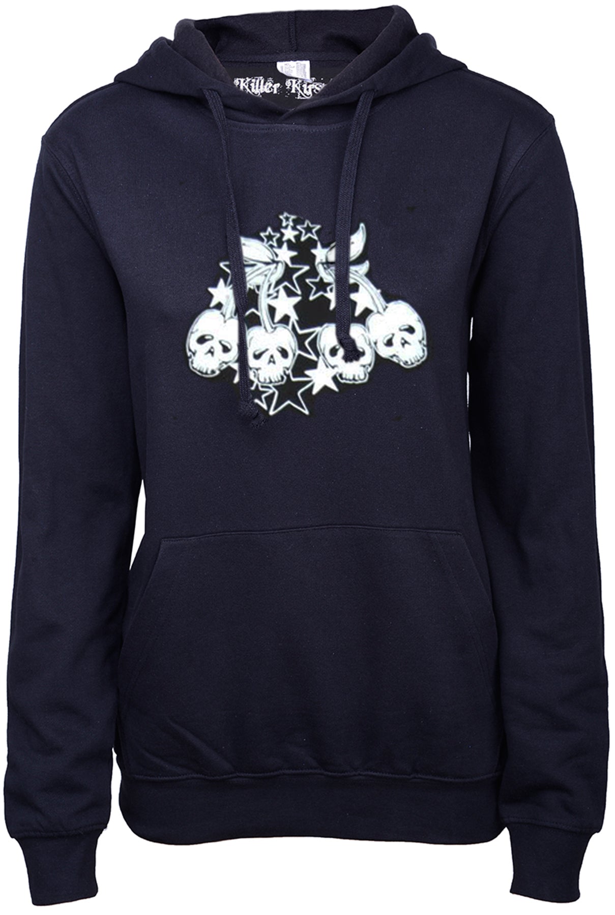 Killer_Kirsche_CHERRY_SKULL_Langarm_Motiv_Girlie_KAPUZENPULLI_Hoodie