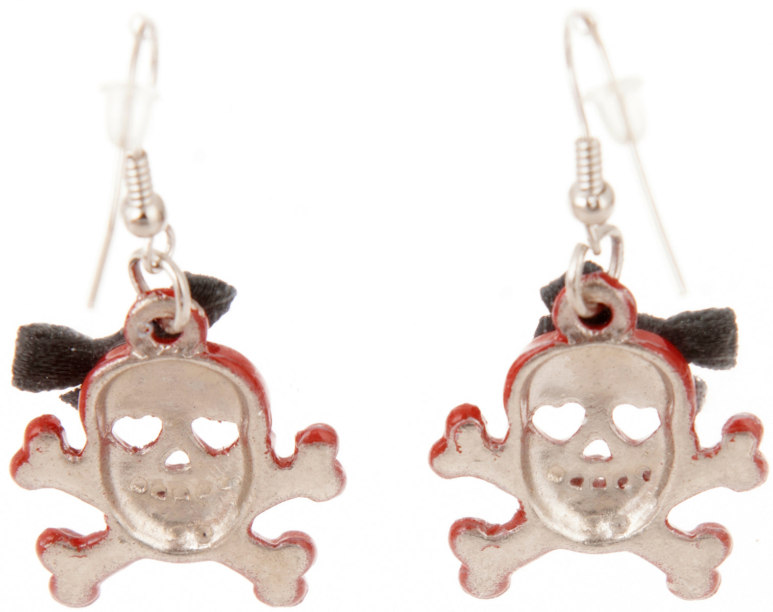 Killer_Kirsche_DIRTY_LAUGHING_Schleifen_BLACK_BOW_Skull-Ohrhaenger3