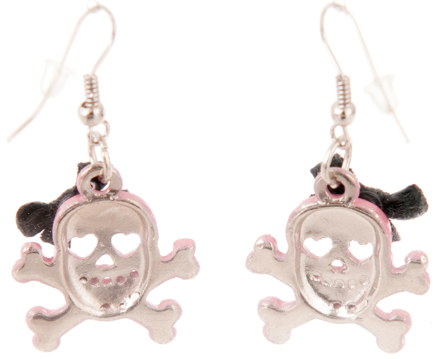 Killer_Kirsche_DIRTY_LAUGHING_Schleifen_BLACK_BOW_Skull-Ohrhaengerrosa3