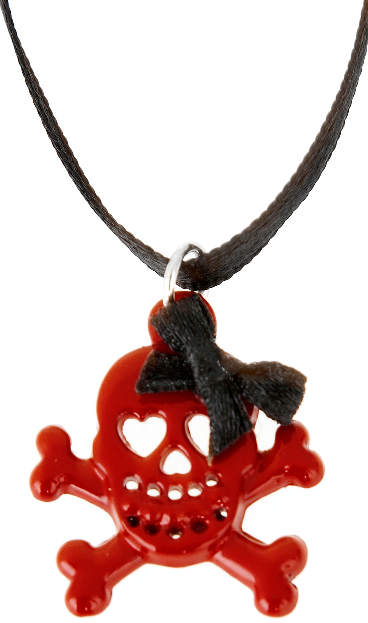 Killer_Kirsche_DIRTY_LAUGHING_Schleifen_BLACK_BOW_Skullkette_mit_Satinbandrot1YEbBkFNclJFWd