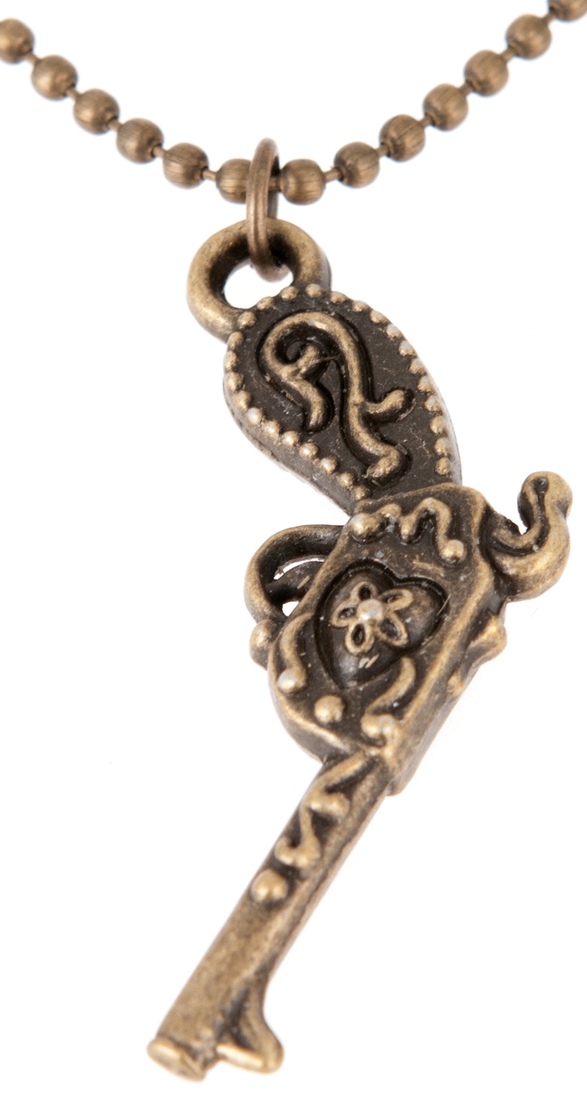 Killer_Kirsche_REVOLVER_Gun_Vintage_Kugel_HALSKETTE_Necklace-1