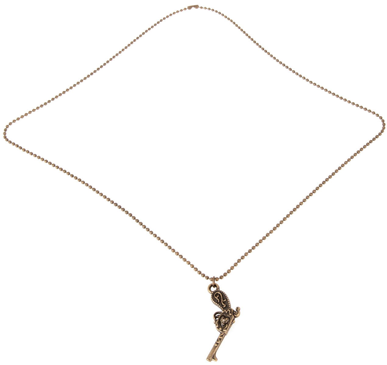 Killer_Kirsche_REVOLVER_Gun_Vintage_Kugel_HALSKETTE_Necklace-2