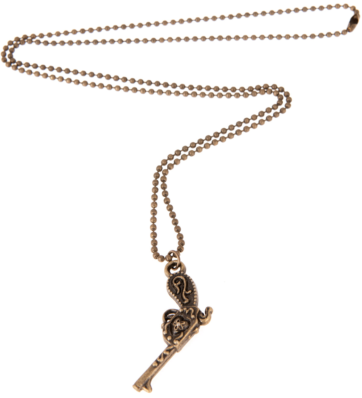 Killer_Kirsche_REVOLVER_Gun_Vintage_Kugel_HALSKETTE_Necklace-3