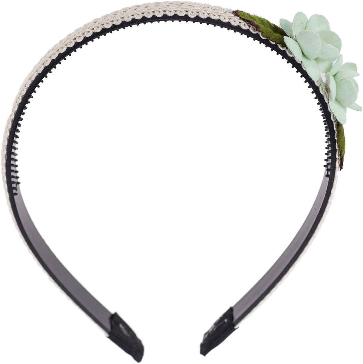 Killer_Kirsche_SERAFINE_Floral_BLueTEN_Flower_HAARREIF_Hairband_gruen2