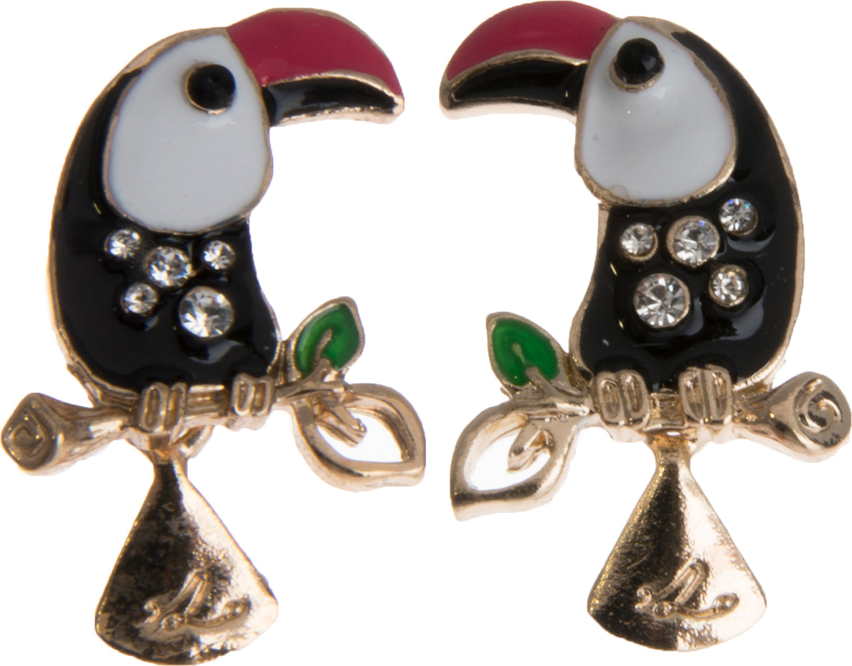 Killer_Kirsche_TOUCAN_Tukan_Glitzerstein_Vintage_OHRSTECKER_Ohrschmuck-13wH9RcGxDt0zo