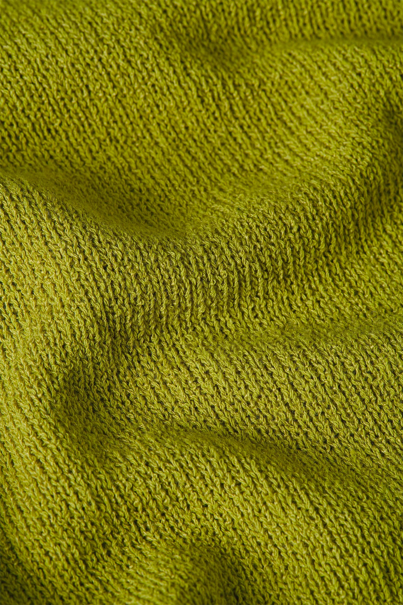 King Louie «Ann Top Eden» Vintage Lochmuster Feinstrick Oberteil / Jumper - Dunkles Lindgrün