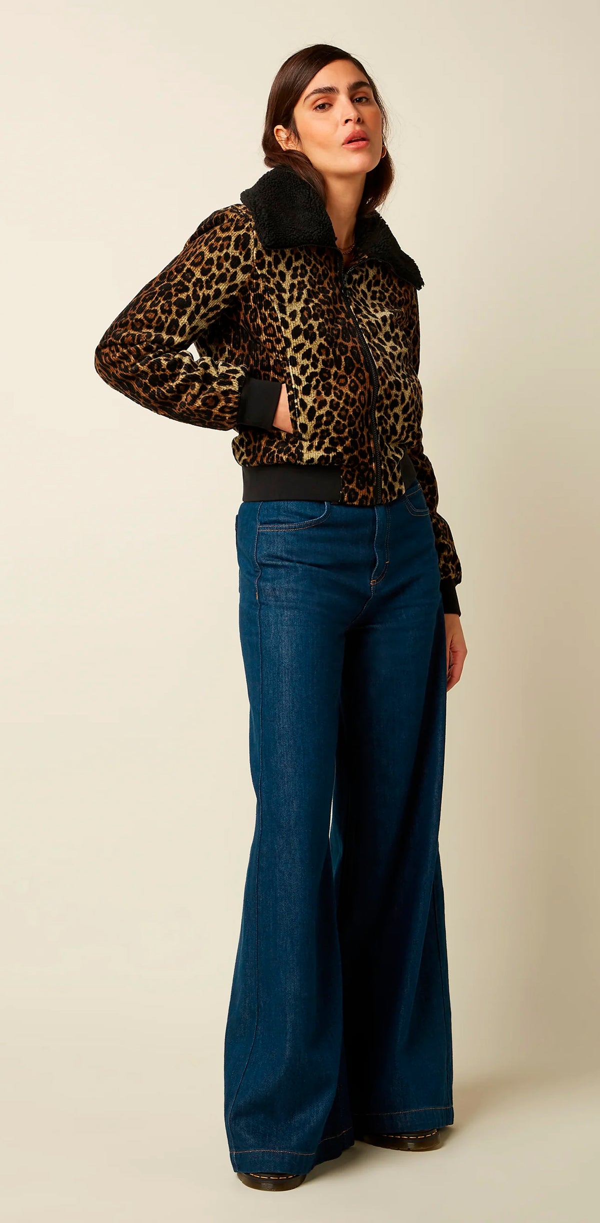King Louie «Arizona Fargo» Vintage Leo Cord Retro Teddykragen Jacke