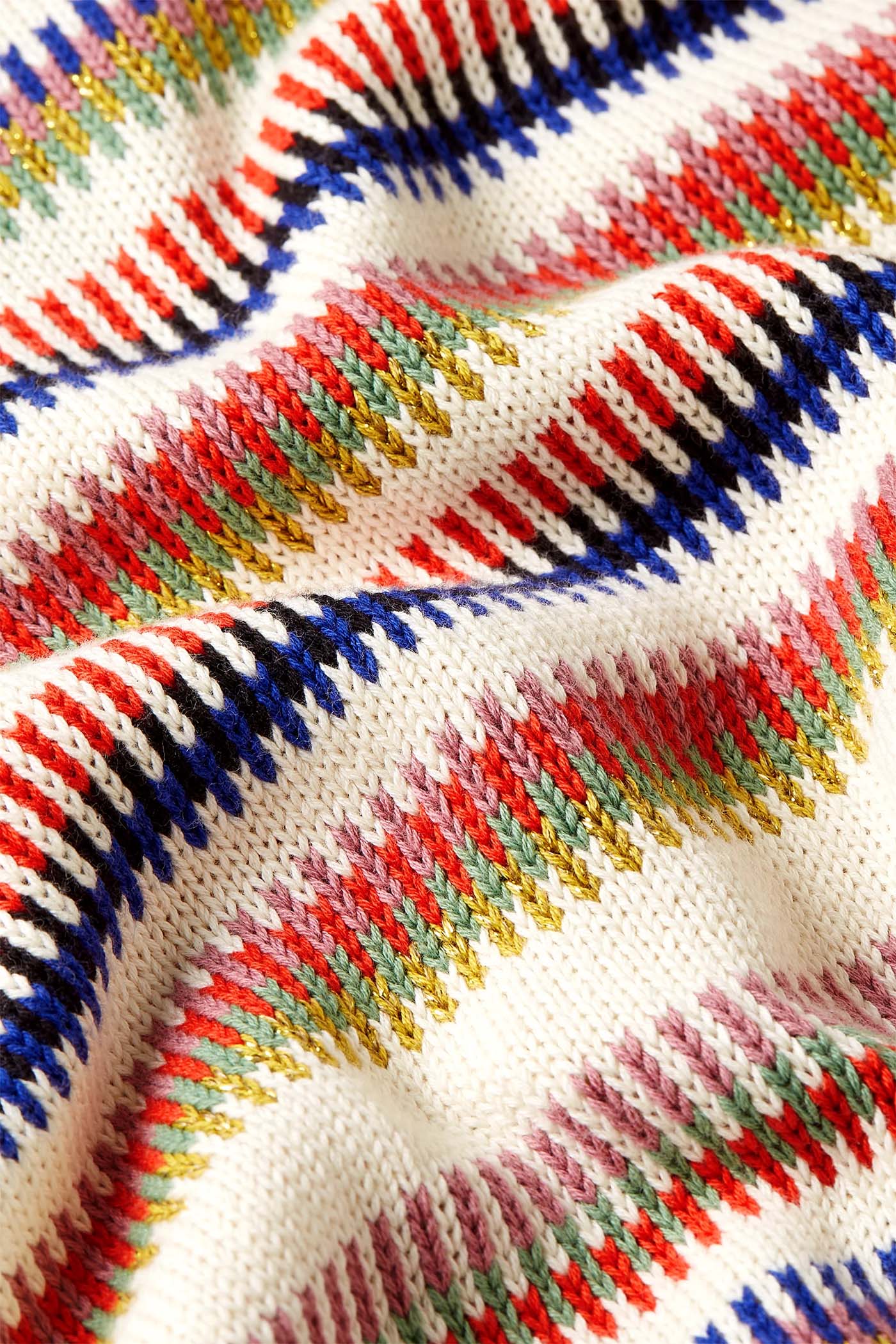 King Louie «Blanca Cardi Cello» Vintage Retro Streifen Feinstrick Strickjacke / Cardigan