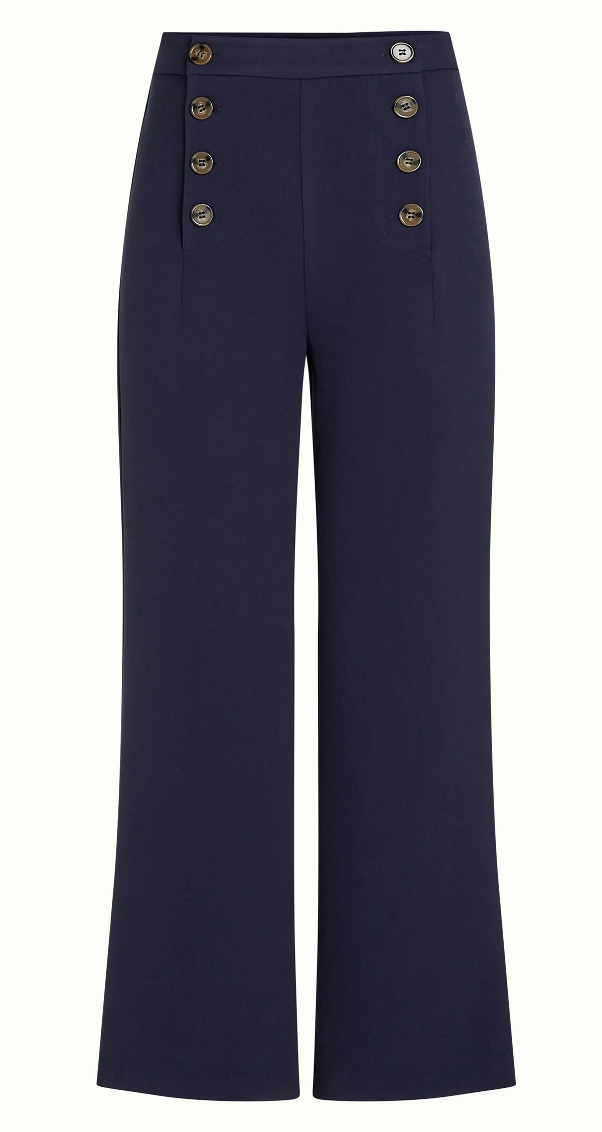 King Louie «Cinzia Pants Malone» Vintage 50s Sailor Classic Marlenehose - Dunkelblau