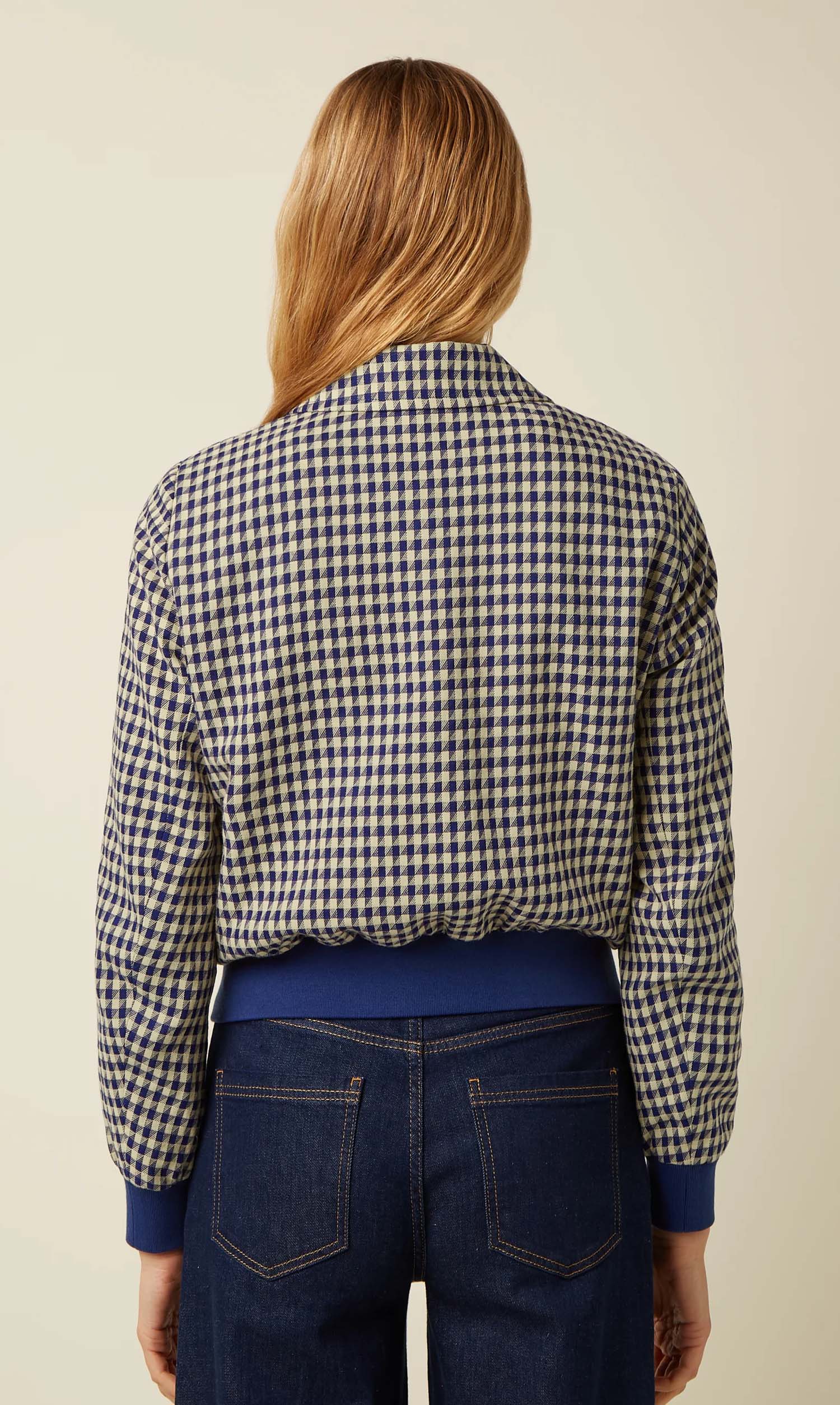 King Louie «Isa Pretty Check» Gingham Karomuster Vintage Retro Jacke