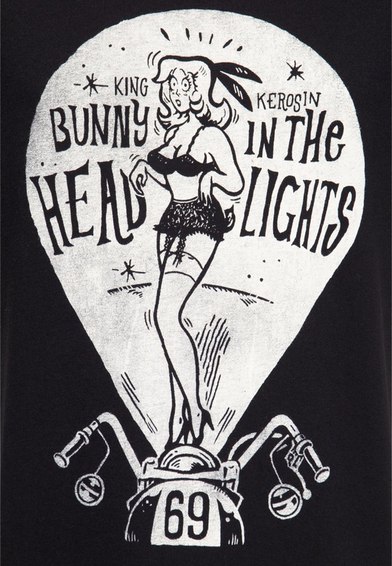 King_Kerosin_BUNNY_IN_THE_HEADLIGHTS_Pin_Up_Girl_Kurzarm_Men_T-SHIRT_Oberteil_Killer_Kirsche-2
